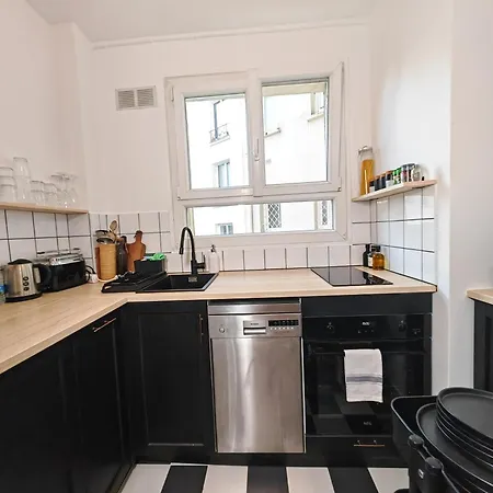 아파트 Havre De Paix Aux Buttes Chaumont 파리